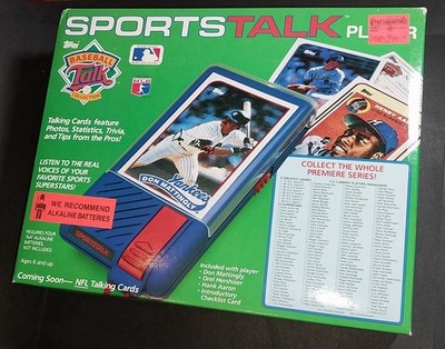 1989   Topps Sports Talk Player, New In Box. Read Description 