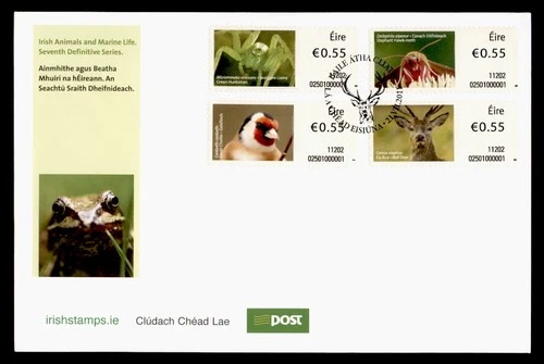DR WHO 2011 IRELAND FDC ANIMAL/MARINE LIFE COMBO M77335