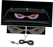 2PCS Dynamic Big Devil Eyes Light for Cars,  4.7 in 12 in Colorful Eye Lamp,