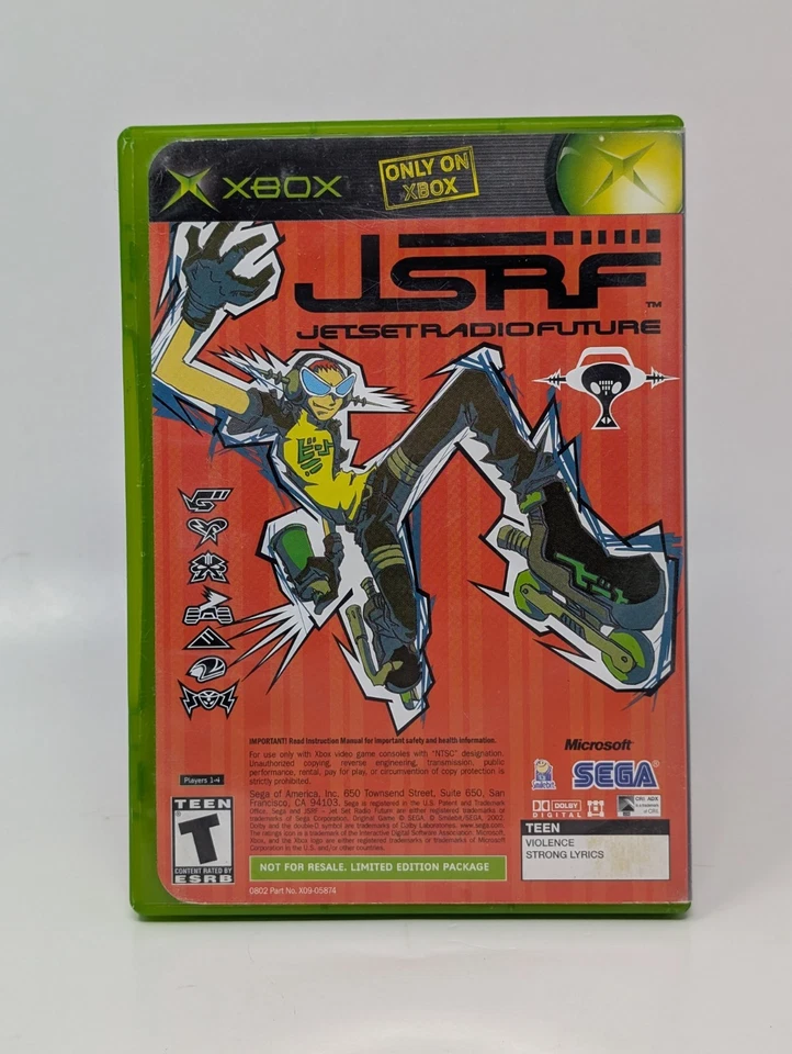 SEGA GT 2002 / Jet Set Radio Future (Microsoft Xbox, 2002) - No Manual - Image 2 of 3