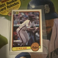 Donruss 1983 Pete Rose #42 Philadelphia Phillies Baseball Card Base Set