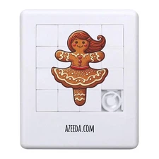 'Gingerbread Dancing Girl' Sliding Puzzle (PZ00032424)