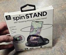 Premier 360 Spin Stand Universal Rotating Phone and Tablet Stand for Home
