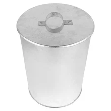 Carbon Extinguishing Bucket Fire for Ashes Desktop Wastebasket with Lid
