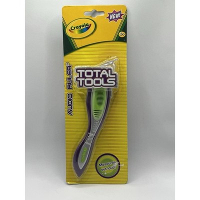 Rare Y2K Crayola Total Tools Audio Ruler Measures Out Loud Sealed Fast Shipping!