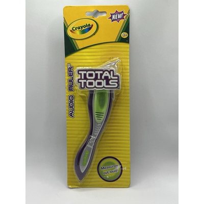 #ad #ad Rare Y2K Crayola Total Tools Audio Ruler Measures Out Loud Sealed Fast Shipping $18.96