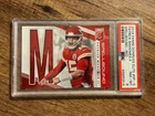 2019 Panini Donruss Elite Patrick Mahomes Spellbound Red “M” /99 #SP-5 PSA 8
