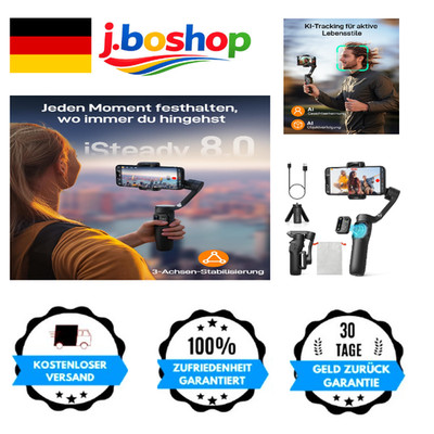 iSteady X3 SE Gimbal Smartphone 3-Achsen Stabilisator Faltbar Fernbed