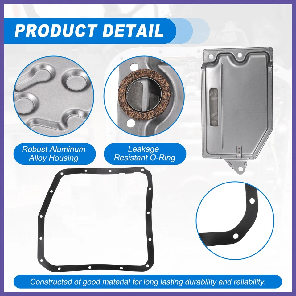 Automatic Transmission Filter Kit Filter Oil Pan Gasket Kit for Toyota Corolla - Изображение 3 из 4