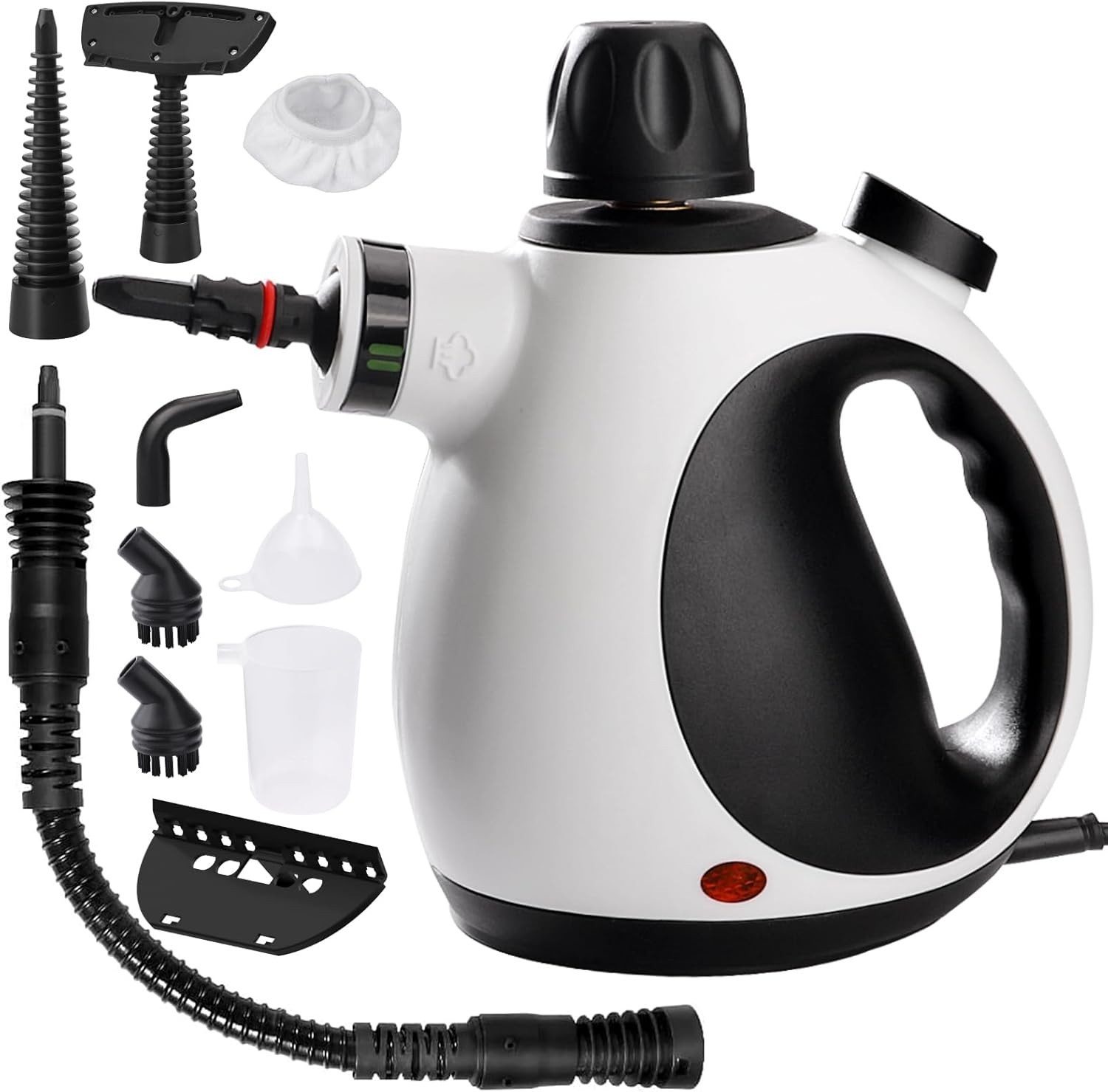 Portable Multi-Purpose Handheld Steam Cleaner 10-10 Piece Accessory