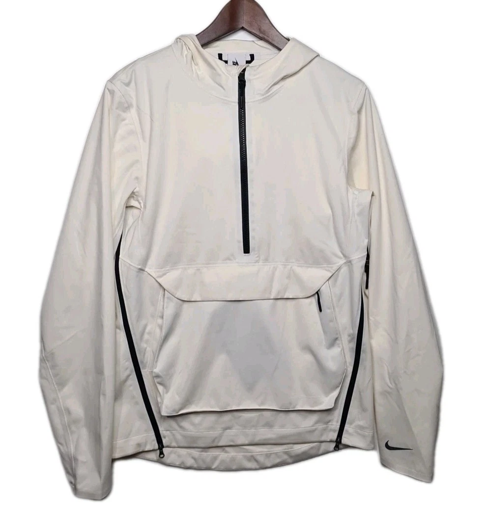 🚨 Nike Lab Essentials Training Anorak Jacket Sail Pullover Men Sz S 866061‑133