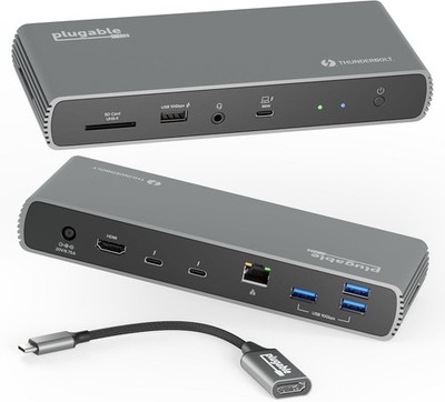 Plugable Thunderbolt 4 & USB4 HDMI Dockingstation TBT4-UDX1