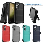 For Samsung Galaxy S23/ Plus/ Ultra/FE Slim Case Heavy Duty Cover With Belt Clip