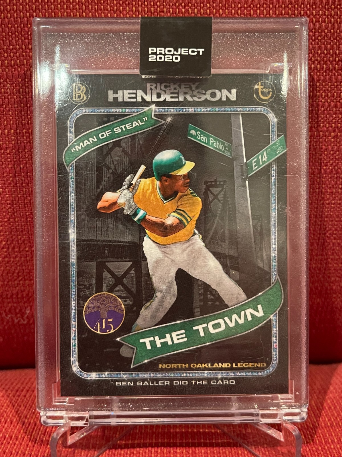 2020 Topps Project 2020 - 1980 Topps Rickey Henderson #71 Ben Baller /15741