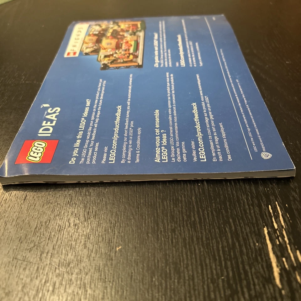 Lego Ideas Central Perk, Friends TV Show, 21319, MANUAL ONLY - Image 3 of 4