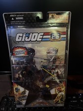 GI Joe Hasbro 25th Anniversary Comic 2 Pack SNAKE EYES v32 STORM SHADOW v25 2008