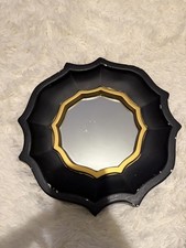 New Jersey Small Black & Gold Mirror