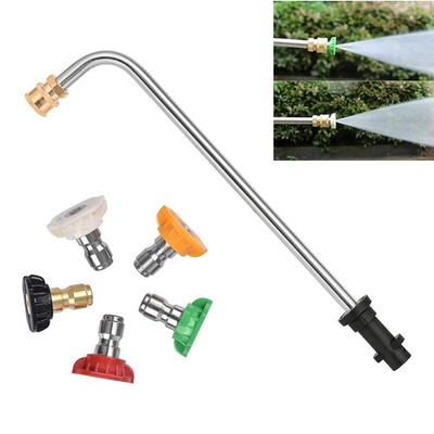 36cm Pressure Washer Extension Rod Replacement Rod 90° Rod With Nozzle For K2-K7