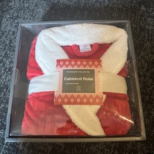 The Holiday Collection Cableknit Robe One Siz...