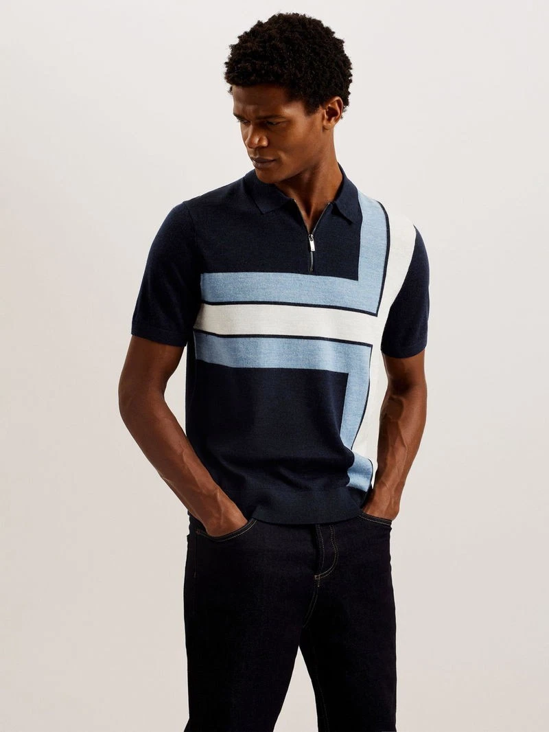 TED BAKER テッドベイカー ケープポンチョ ラップオーバーケープ Ted Baker Men's 1/2 Zip Features for sale - eBay