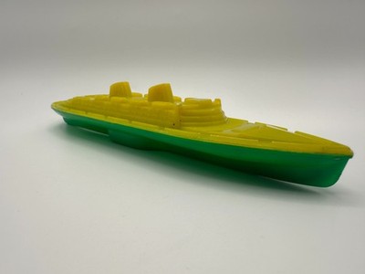 Toy Vintage Plastic Cruise Ship Oceanliner 7'' Bathtub Toy 50's - 60's