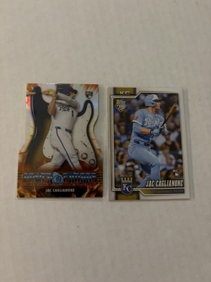 Jac Caglianone 2026 RC 2 Card Lot, Power Chord And 75 Anniversary
