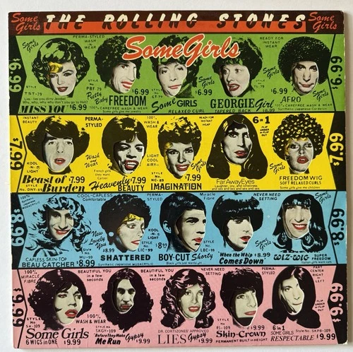 The Rolling Stones "Some Girls" (1st Press Die Cut w/ Celebrity Faces) LP/Vinyl