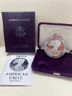 1989 S Proof American Silver Eagle Original Mint Box