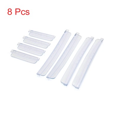 8pcs Klar Gummi Automobil Auto Tür Seitenkantenschutz Schutzstreifen