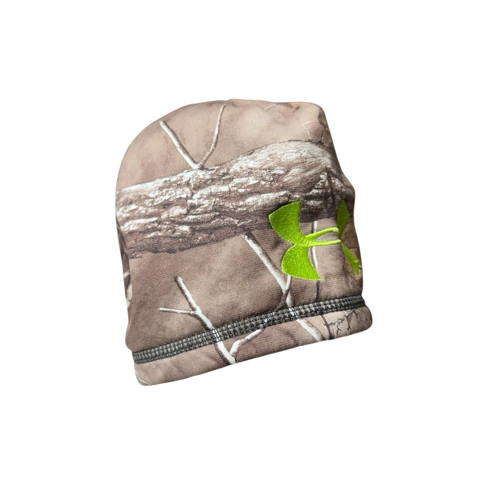Under Armour Scent Control Infrared Coldgear Realtree Camo Beanie Hat Sz Sm Med - Image 3 of 4