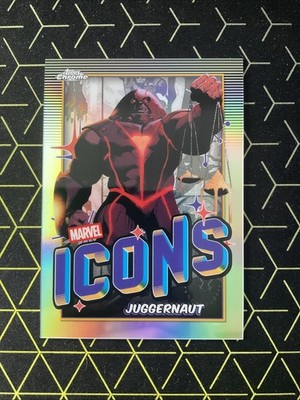 Topps Chrome Marvel ICONES Juggernaut MI-10