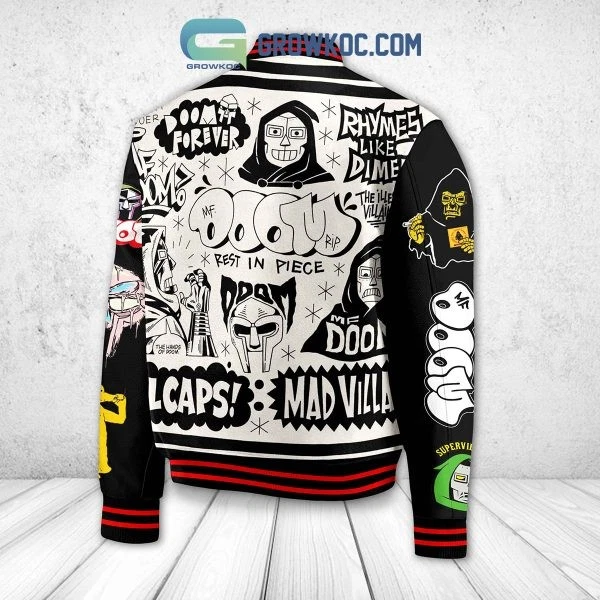 Dooom Rest In Peace Personalized Baseball Jacket