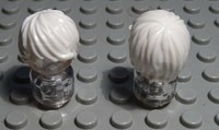 Lego Figur ZubehöR Haar Weiss FüR Mann