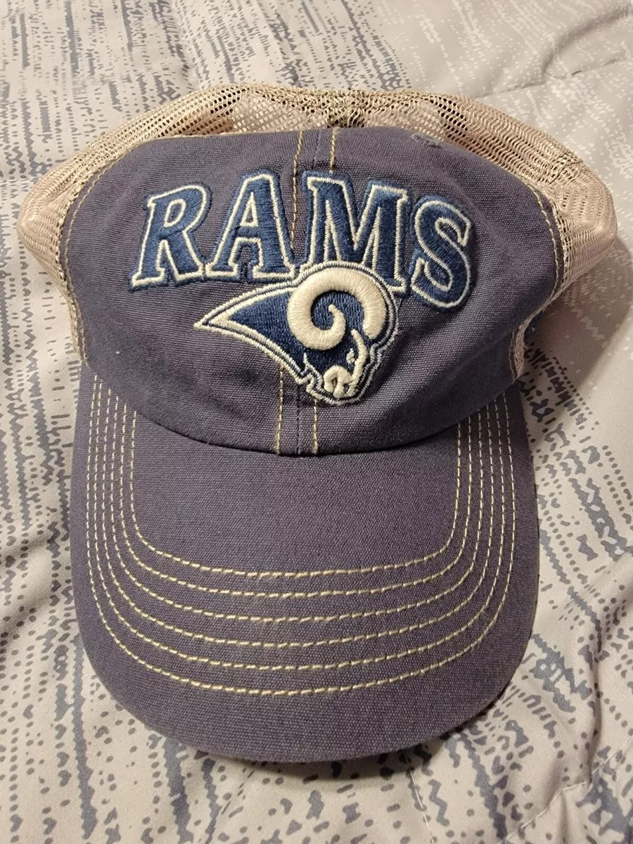 Los Angeles Rams 47 Brand Unisex Adult Adjustable Snapback Logo Mesh  Trucker Hat