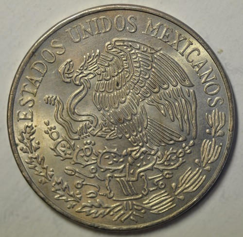 Mexico 5 Pesos 1973 Mo Mexico City Mint UNC KM#472 mw26701 - Picture 2 of 2