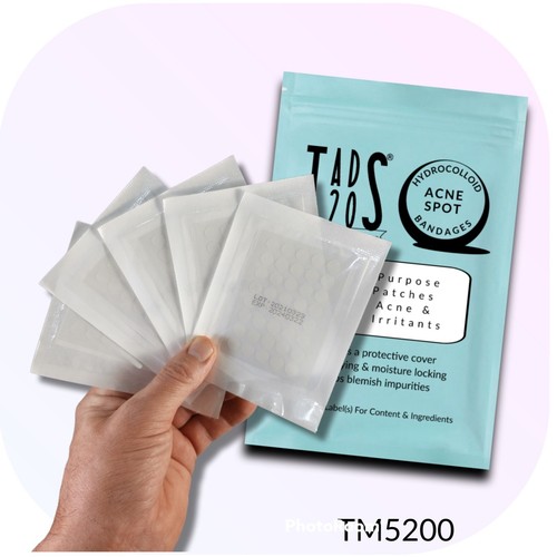 200 Small Zit Stickers, Cystic Acne Patches TADS20 Spot Bandages PLANT BASED - Picture 7 of 12