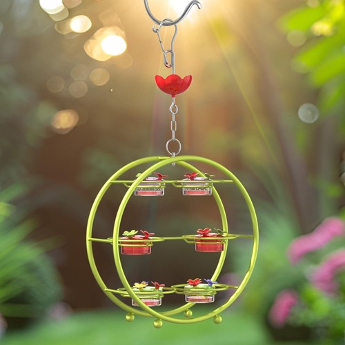 Stainless Steel Hummingbird Feeder with Leak Proof Design - Delightful Gift Idea - Picture 4 of 11