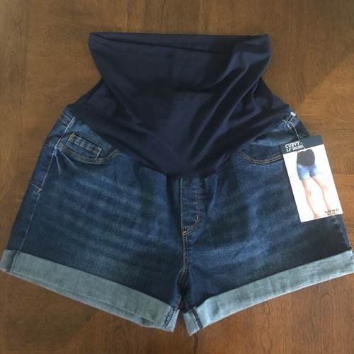 Maternity Jean Distressed Shorts BlueSaavy/SONG/AngelKiss/BellaVida RB-A69-76 - Picture 43 of 57