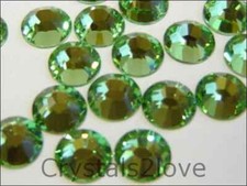 SS9 PERIDOT Green Swarovski European Rhinestones 1 gross