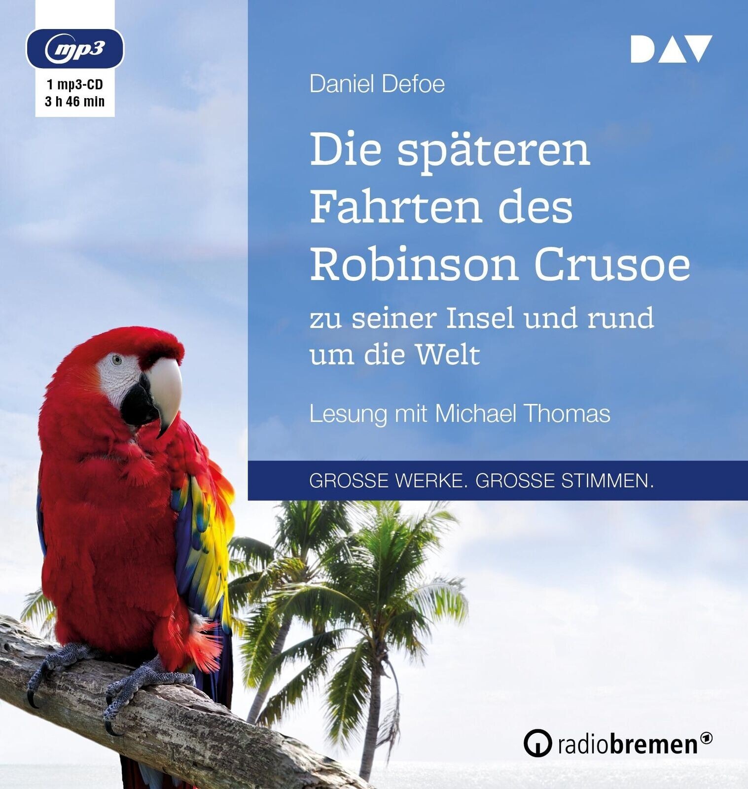 Thumbnail - Daniel Defoe - Die Späteren Fahrten Des Robinson Crusoe - Mp3-cd Neu