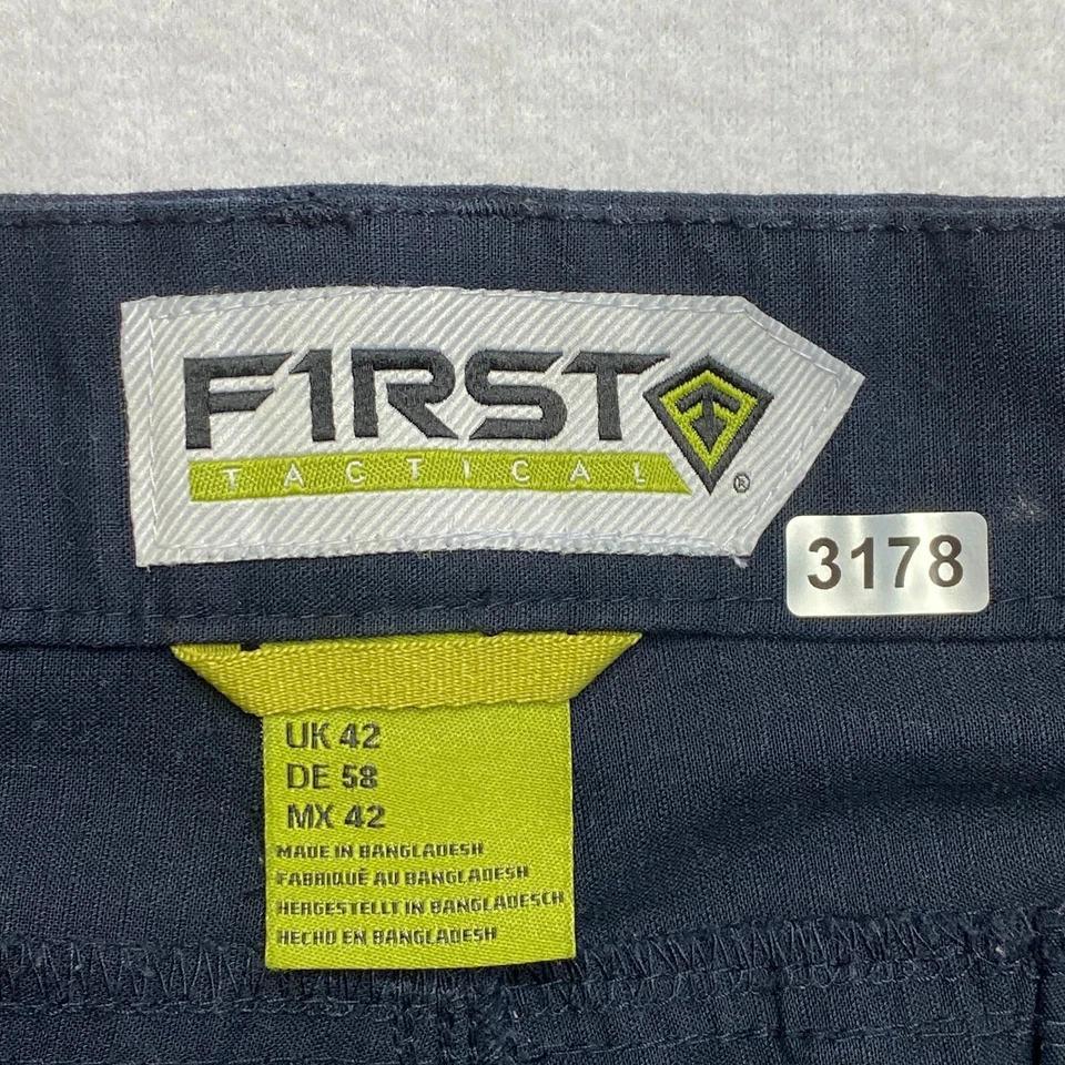 Брюки тактические мужские First 42x30 черные грузовые сверхпрочные рипстоп EMS - Изображение 3 из 4