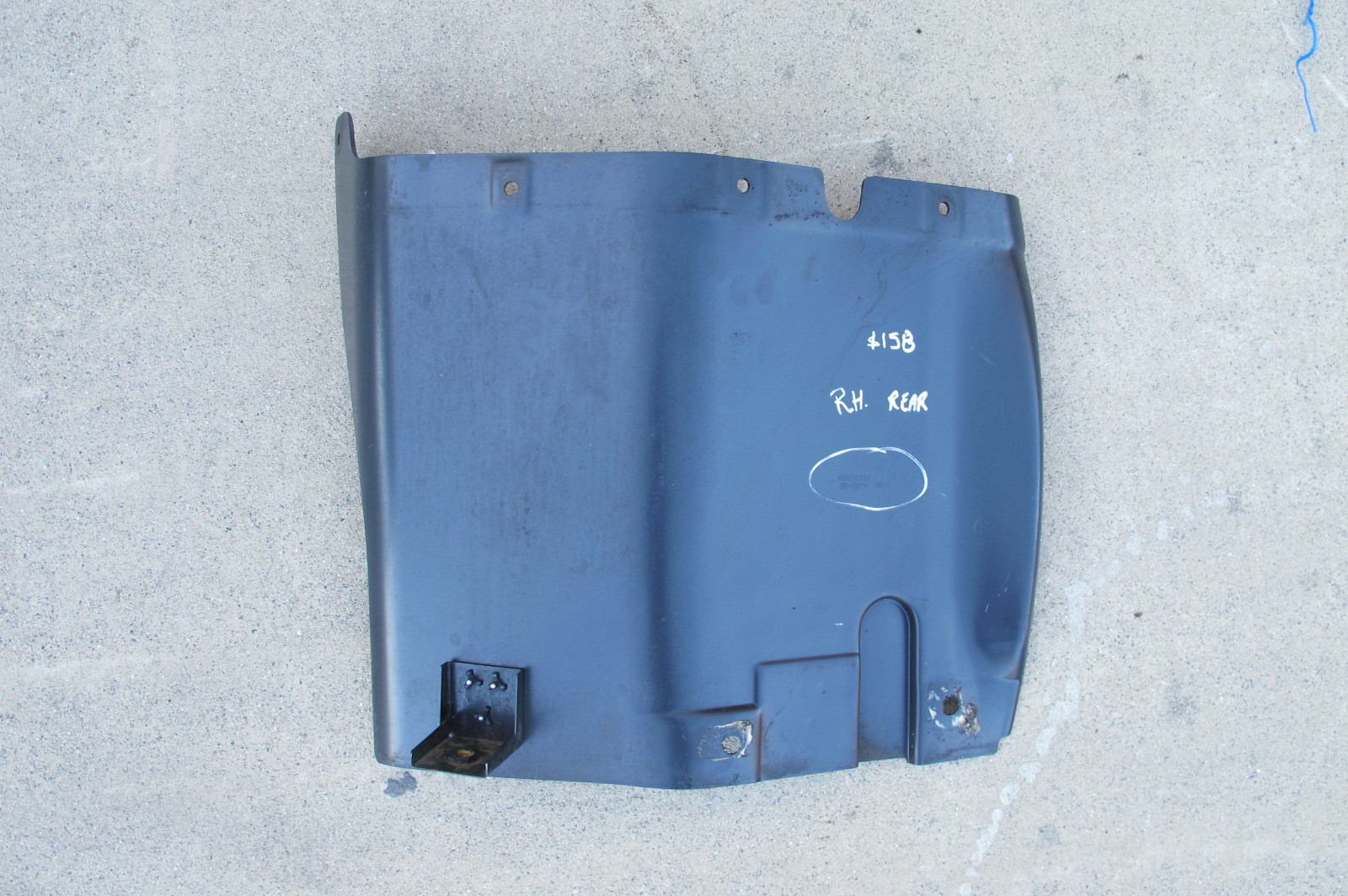 Ferrari 612 Scaglietti OEM REAR Gravel Guard for RH Front Wheelhouse 66850300