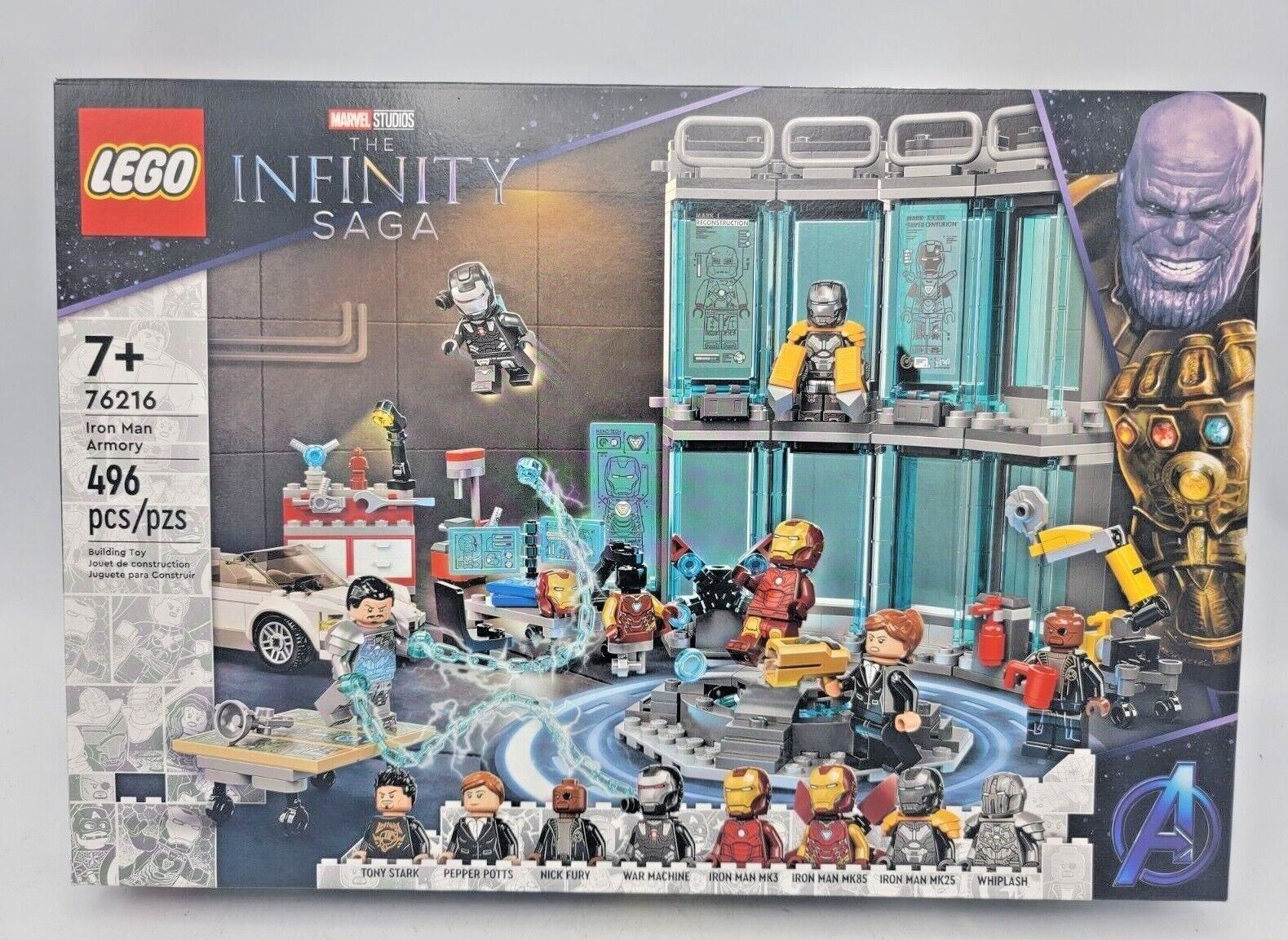 LEGO Super Heroes Marvel Iron Man Armory 76216 Building Set (496 Pieces) -  JCPenney