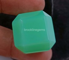 108 Ct Natural Green Opal Cube Welo Australian Certified Untreated Gemstone 4NUB