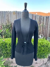 JONES NEW YORK SPORT Angora Cardigan Sz S Lace Sweater Jacket Ann Taylor LOFT