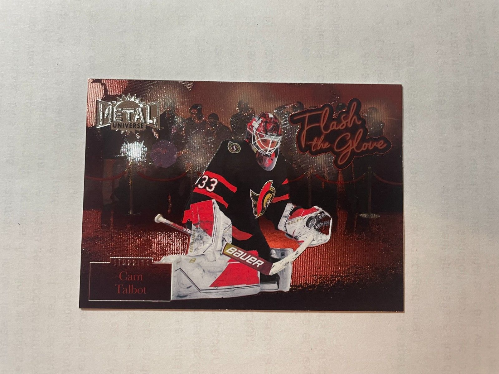 2022-23 Metal Universe Cam Talbot flash the glove # FL-23