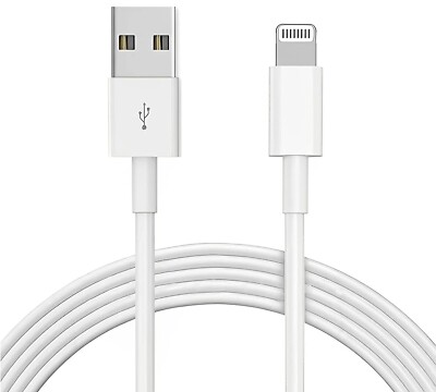 For iPhone 11 12 13 14 SE XR XS Certified 6ft MFi USB Cable Charger Cord Power