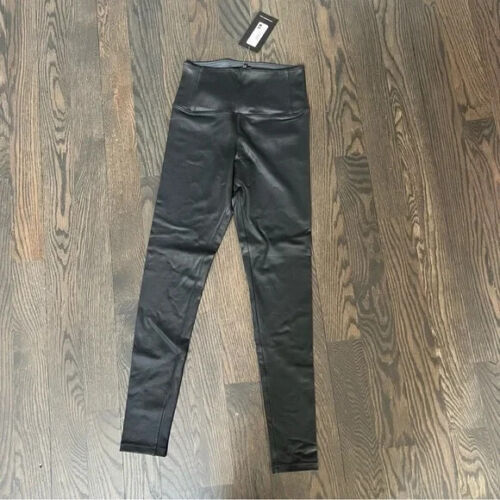 David Lerner NEW / NWT Black Coated Elliott Leggings - Size XS - Retail $189 - Picture 3 of 8