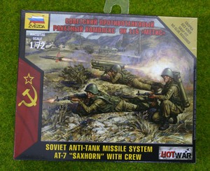 Soviet Machine Anti Tank Missile System At 7 With Crew 1 72 Zvezda Hot War Se Ebay