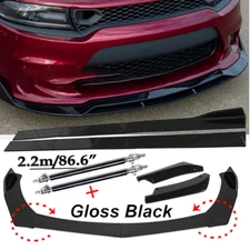 Front Bumper Lip Spoiler Splitter Car Body Rear For Dodge Charger 2015-23 G